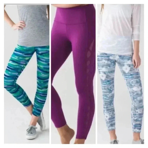 COPY - Lululemon workout leggings bundle, size 2 - Picture 1 of 12